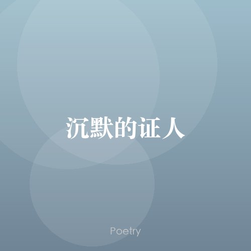 沉默的证人