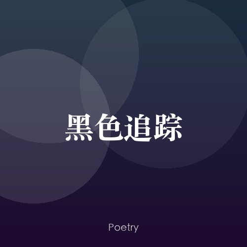 黑色追踪